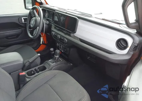 2025 Jeep Wrangler 2-Door Sport 4X4 z USA, uszkodzony, nr VIN 1C4PJXAN2SW593343